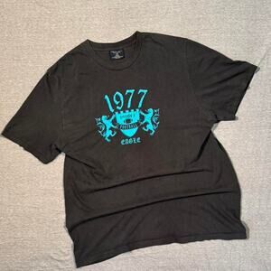 90s vintage y2k football graphic tee from american eagle outfitters